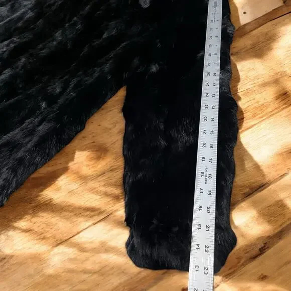 Vintage 1980’s Somerset Furs of Los Angeles Rabbit Fur Coat Size Medium - Picture 9 of 14